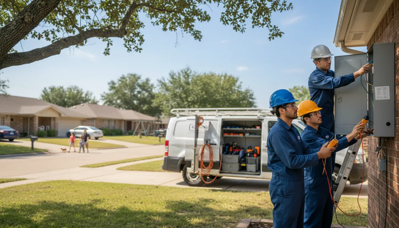 Certified electrician providing emergency electrical services in Fairview, UT